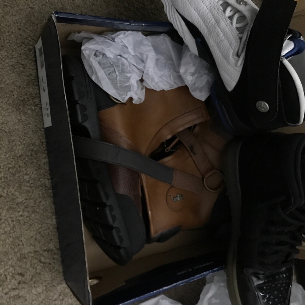 Polo boots sz 9.5 $60 brand new